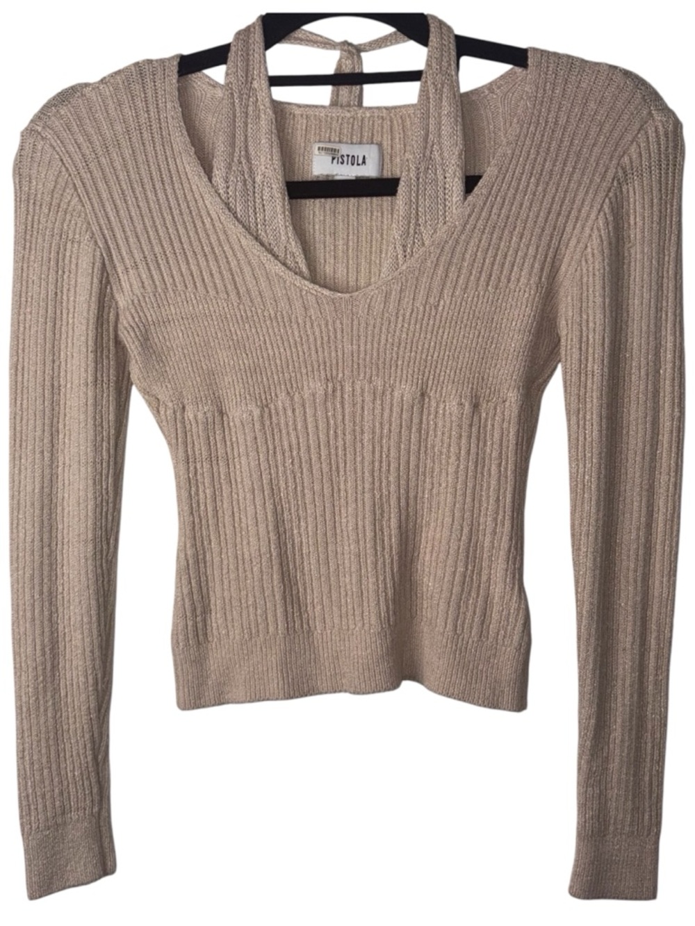 Pistola $168 Retail Camden Two Layer Sweater Size S - Picture 2 of 3